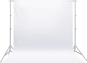 Neewer 10083666 6x9ft Polyester Collapsible Photo Studio Backdrop - White — main product image