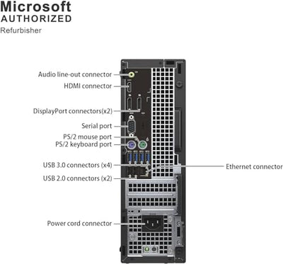 Dell OptiPlex 7050 SFF Core i7 Renewed Business Desktop