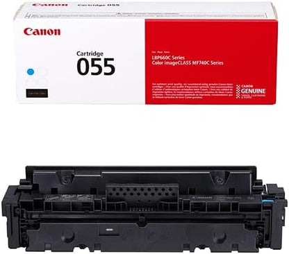 Canon 055 HYK, C,M,Y Toner Cartridge 4-Pack Black Cyan Magenta Yellow