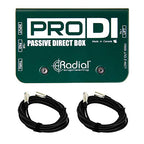 Radial Engineering PRO DI Direct Box + XLR Cables Bundle