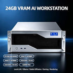 Mengmiao 4U Rackmount AI Workstation PC with RTX 3090