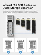 Hagibis M.2 NVMe SSD Enclosure with Tool-Free Swap
