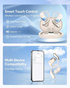 Paekole Open-Ear Bluetooth Earbuds with Translation