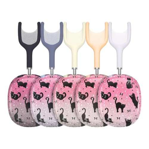 Velvet Caviar AirPods Max Case Cover Black Cat Glitter — main product image