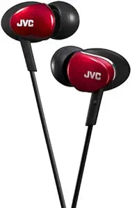 JVC HA-FX67-R-E Marshmallow Red Headphones — main product image