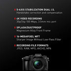 Panasonic LUMIX G85 4K Mirrorless Camera with 25mm Lens