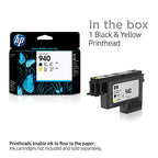 HP C4900A 940 Black & Yellow Ink Printhead