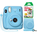 Fujifilm Instax Mini 11 Sky Blue Instant Camera Bundle
