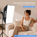 Godox EazyFlow Collapsible Strip Softbox with Bowens Mount