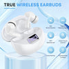 Fhumsh Wireless Earbuds with Bluetooth 5.4 and LED Display