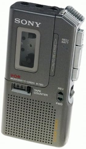 Sony M730V Microcassette Recorder Voice Operated