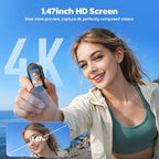 CAMWORLD 4K Mini Body Camera with Magnetic Mount