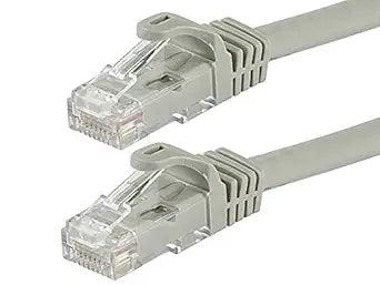 Monoprice 109786 Flexboot Cat6 20ft Ethernet Patch Cable Gray