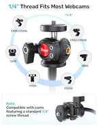 Etour Height-Adjustable Webcam Stand & Gooseneck Bundle