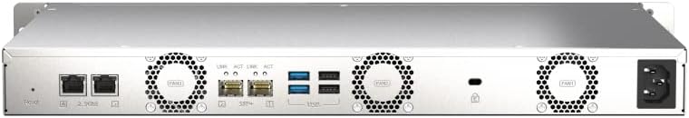 QNAP TS-435XEU-4G-US 4-Bay Rackmount NAS - 10GbE, NVMe SSD Ready