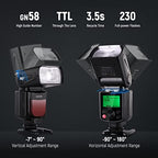 Neewer NW635 TTL GN58 Camera Speedlite Flash