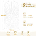 Tao-Ge Draped Stretchy Wedding Arch Backdrop Cover