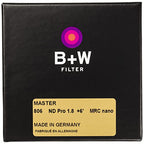 B+W 1101574 49mm ND 1.8 MRC Nano Filter