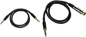 Monoprice 104792 & 104768 Premier Audio Cable Bundle