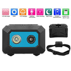 Yechiry Head-Mounted 1080P Action Camera with LED Light