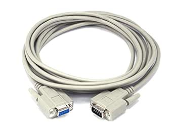 Monoprice 100444 15ft DB9 Serial Extension Cable Male/Female