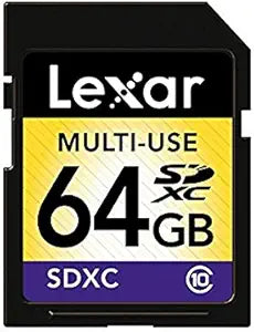 Crucial LSD64GABEUC10 Lexar 64GB 600x 90MB/s SDHC Card