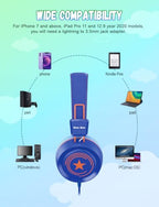 New Bee Kids Headphones with Volume-Limiting Switch