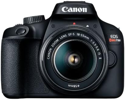Canon 2628C003AA EOS Rebel T100: DSLR Kit, Lens, 64GB (Renewed)