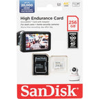 SanDisk High Endurance 256GB MicroSDXC Card SD Adapter