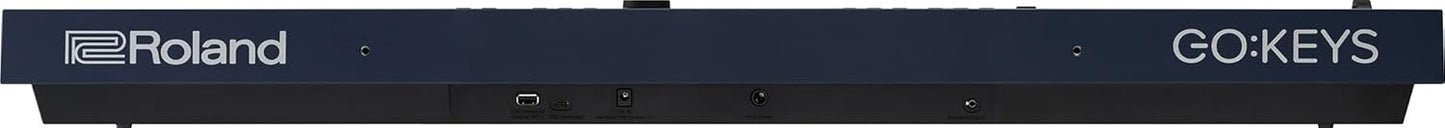 Roland AUS-GOKEYS3-MU-COMBO-STD GO:KEYS 3 Midnight Blue Keyboard Bundle
