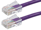 Monoprice 113108 Zeroboot Cat5e Ethernet Cable 2ft Purple
