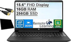 HP 15.6” Thin Laptop Intel N4020 8GB RAM 128GB SSD Windows 10s