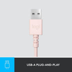 Logitech H390 USB COMPUTER HEADSET Noise Cancelling Mic
