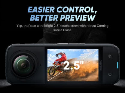 Insta360 X4-2-IN-1-SELFIE_GB 8K 360 Action Camera Bundle