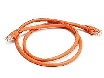 Monoprice 103413 3FT Cat6 Ethernet Cable (Orange)