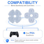 WCDZSU Conductive Rubber Pad Repair Kit for PS4 JDM-020 Controller