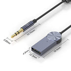 QLECMSGSW 5.0 Aux Receiver Dongle with Built-in Mic