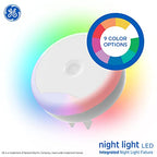 GE 93129226 LED Color Changing Ring Night Light 4-Pack