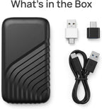 Generic S60 1TB Portable SSD with USB-C Cable and Adapter