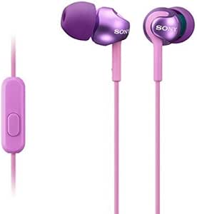 Sony MDREX110AP/V EX Series Violet Earbud Headset — main product image