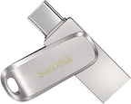 SanDisk 64GB Ultra Dual Drive Luxe USB-C (2-Pack)