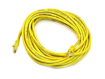 Monoprice 105025 Cat6 Ethernet Cable 30ft Yellow — main product image