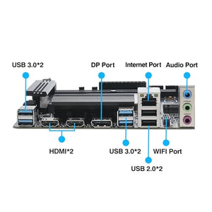 CJWDPDSWEZ Erying i7-13650HX Micro-ATX CPU Motherboard Combo