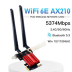 Dohaeris AX210 Wi-Fi 6E Tri-Band PCIe Wireless Card