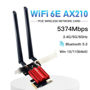 Dohaeris AX210 Wi-Fi 6E Tri-Band PCIe Wireless Card