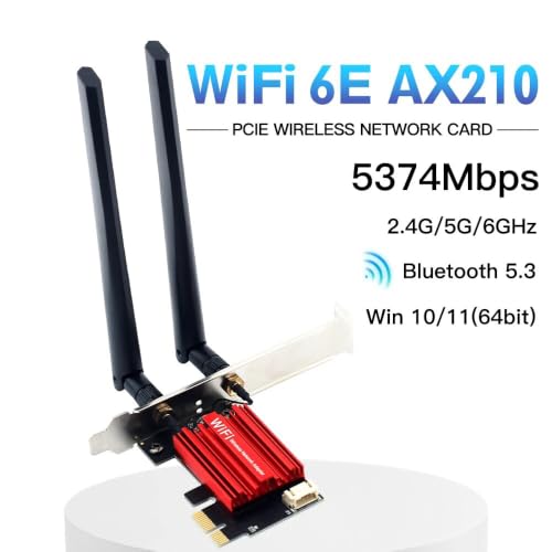Dohaeris AX210 Wi-Fi 6E Tri-Band PCIe Wireless Card — main product image