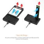 ICY DOCK EZ-Adapter MB104U-1SMB USB-C Adapter for SATA and M.2 SSDs
