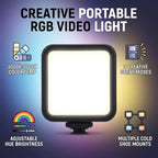 LAISANIM RGB LED Video Light with Full-Color Control
