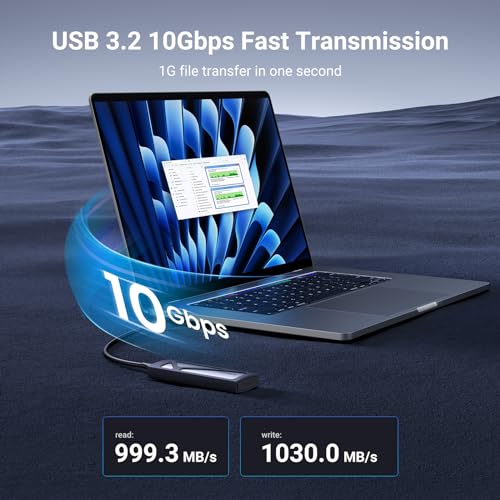 UGREEN Tool-Free USB-C 10Gbps M.2 NVMe SSD Enclosure — main product image