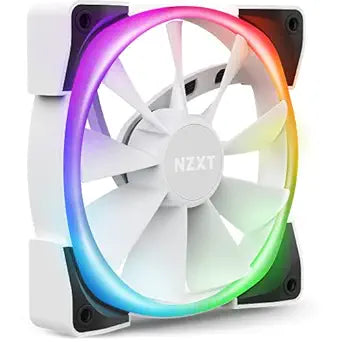 NZXT HF-28120-BW AER RGB 2 120mm White LED PWM Fan (Controller Required) — main product image